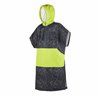 Mystic Poncho Allover - Black/Lime