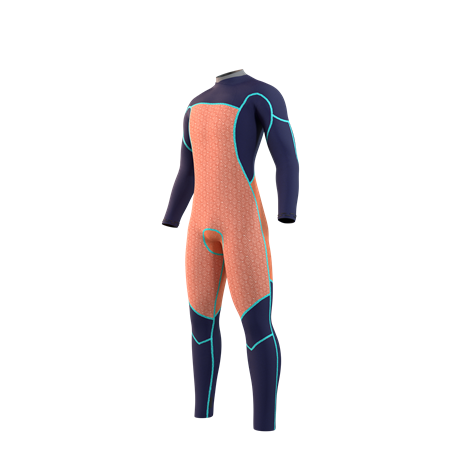 Mystic Majestic Fullsuit  Dark Grey Fzip (4/3)